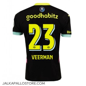 PSV Eindhoven Joey Veerman #23 Vieraspaita 2024-25 Lyhythihainen